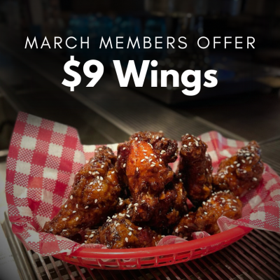 MARCH - EXCLUSIVE MEMBER OFFER 